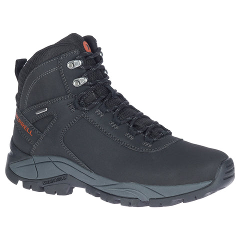 Vego Mid Leather Waterproof - Black Men's Hiking Shoes