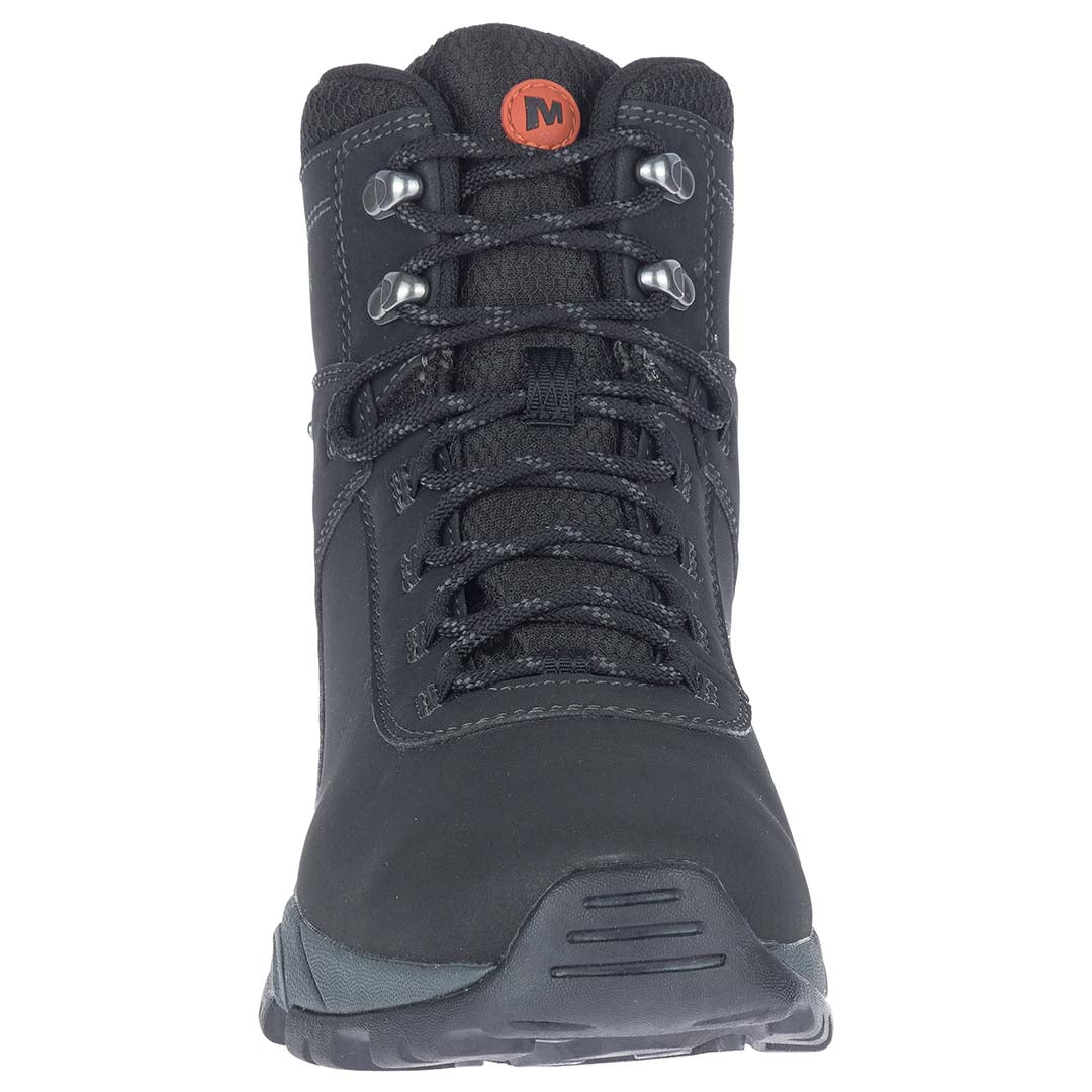 Vego Mid Leather Waterproof - Black Men's Hiking Shoes-4