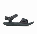 Bravada Backstrap-Triple Black Womens Sandals Water-1