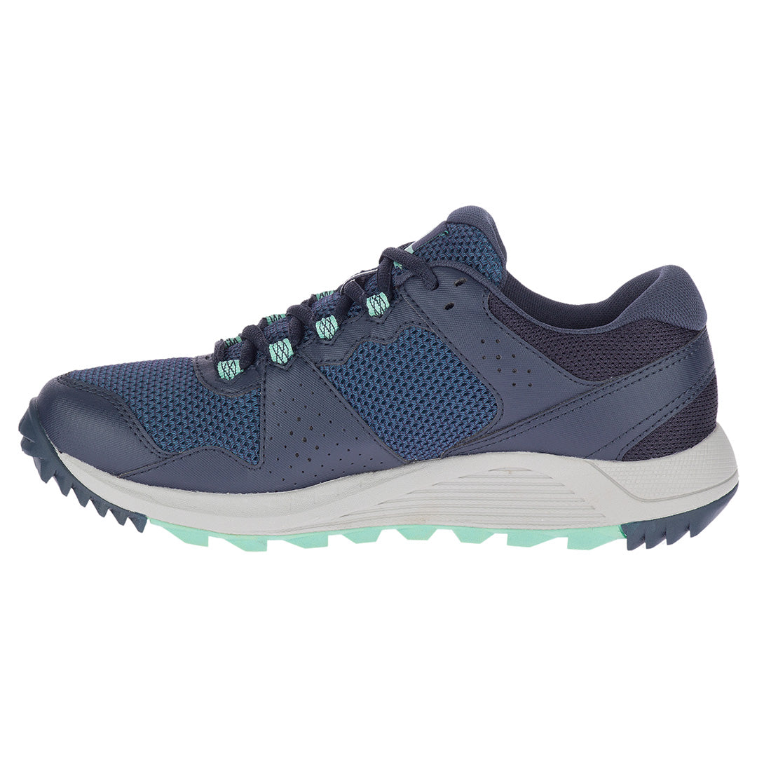 Wildwood-Navy Womens Trail Running Shoes - 0