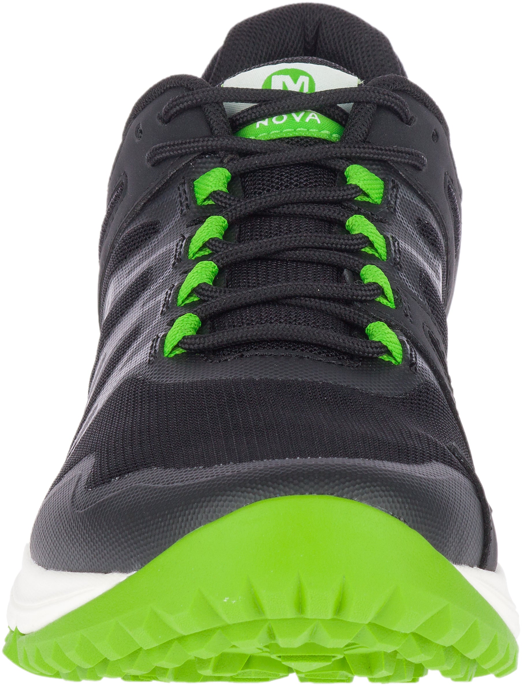 Nova-Black/Lime Mens Trail Running Shoes