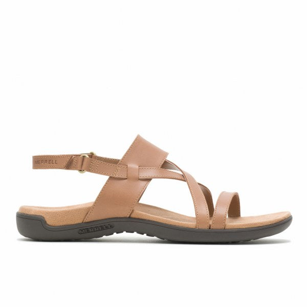 District Hayes Strap Ltr-Tan Womens Sandals Land