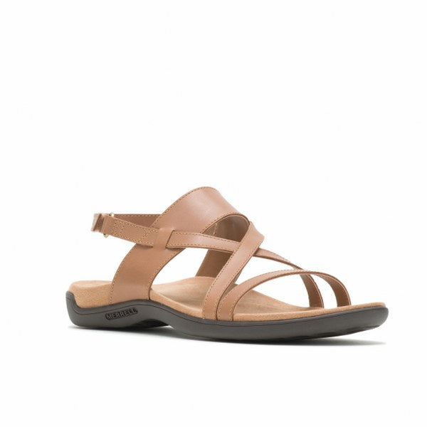 District Hayes Strap Ltr-Tan Womens Sandals Land