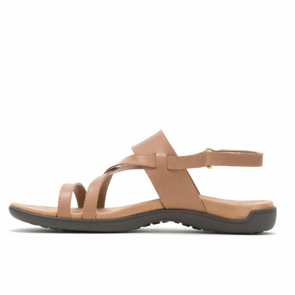District Hayes Strap Ltr-Tan Womens Sandals Land - 0
