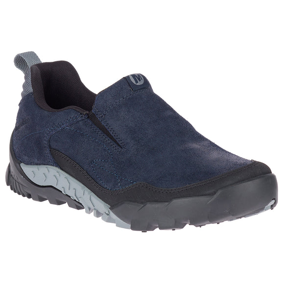 Annex Trak V Moc-Navy Mens Leather Casual Shoes | Merrell Online Store
