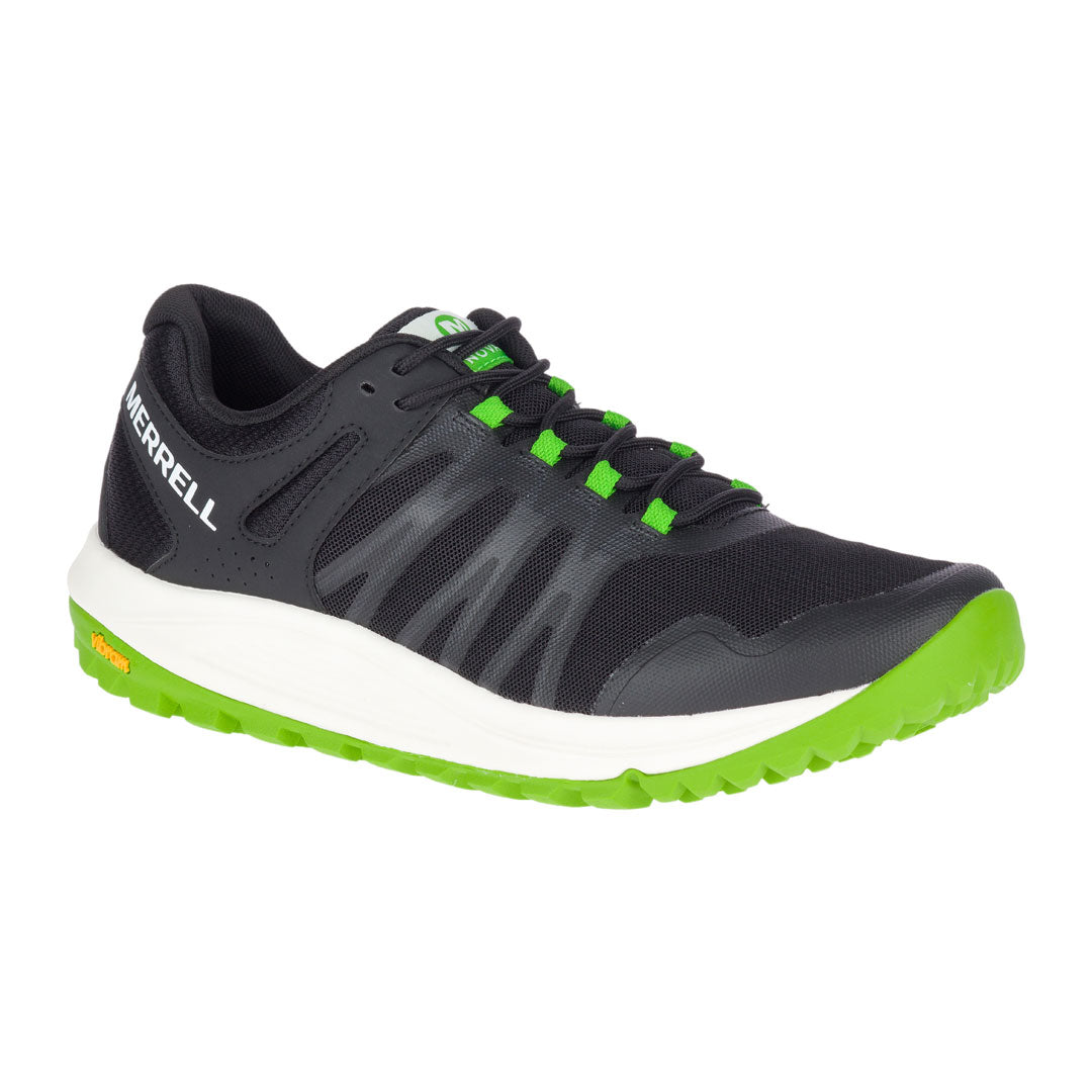 Nova-Black/Lime Mens Trail Running Shoes - 0